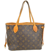 Louis Vuitton Louis Vuitton Neverfull Bandouliere Inside Out Monogram Canvas With Leather Brown Canvas Tote Bag Bag (Authentic Pre-Loved)