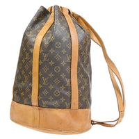 Louis Vuitton Louis Vuitton Randonnee Backpack Monogram Canvas Brown Canvas Backpack Bag (Pre-Loved)