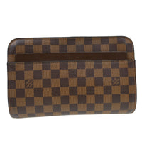 Louis Vuitton Pochette Saint Louis Damier Brown Canvas Clutche & Pouche Bag (Authentic Pre-Loved)