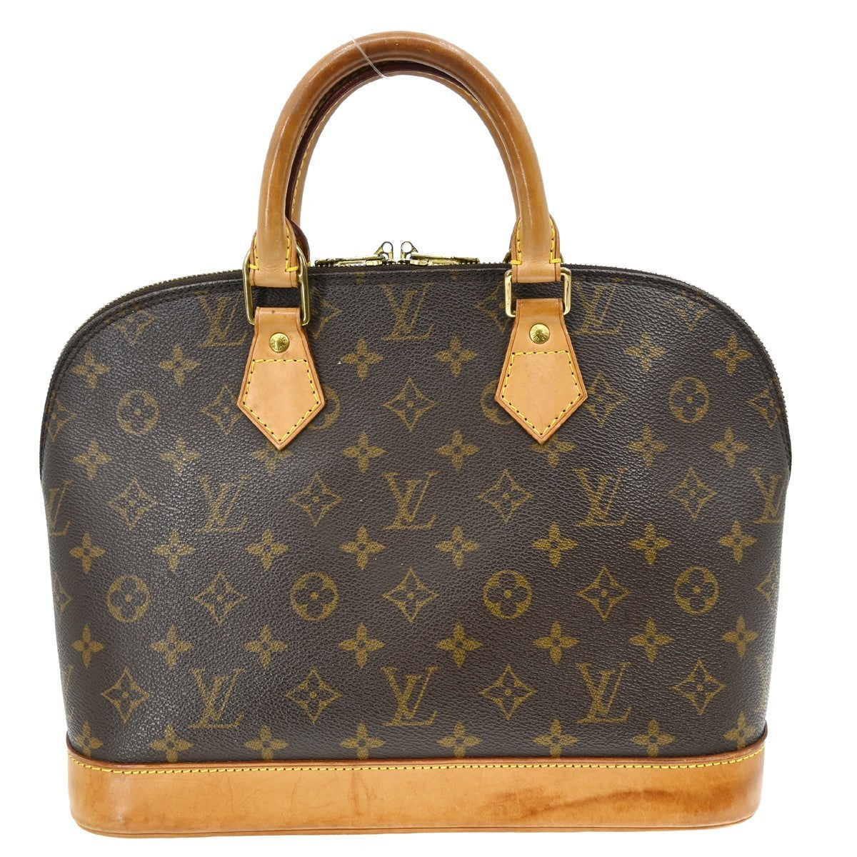 Louis Vuitton Louis Vuitton Alma Handbag Monogram Canvas Brown Canvas Handbag (Pre-Loved)