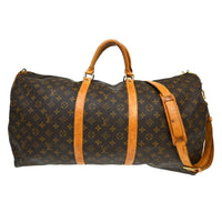 Louis Vuitton Louis Vuitton Keepall Bandouliere Bag Monogram Canvas Brown Canvas Travel Bag Bag (Pre-Loved)