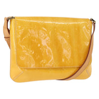 Louis Vuitton Thompson Street Handbag Monogram Vernis Yellow Patent_Leather Shoulder Bag Bag (Authentic Pre-Loved)