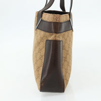 Gucci Vintage Tote Canvas Beige Canvas Tote Bag Bag (Pre-Loved)