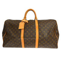 Louis Vuitton Louis Vuitton Keepall Bag Monogram Canvas Brown Canvas Travel Bag Bag (Pre-Loved)