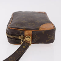 Louis Vuitton Marly Dragonne Clutch Monogram Canvas Brown Canvas Clutche & Pouche Bag (Pre-Loved)
