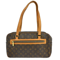 Louis Vuitton Louis Vuitton Cite Handbag Monogram Canvas Brown Canvas Shoulder Bag Bag (Authentic Pre-Loved)