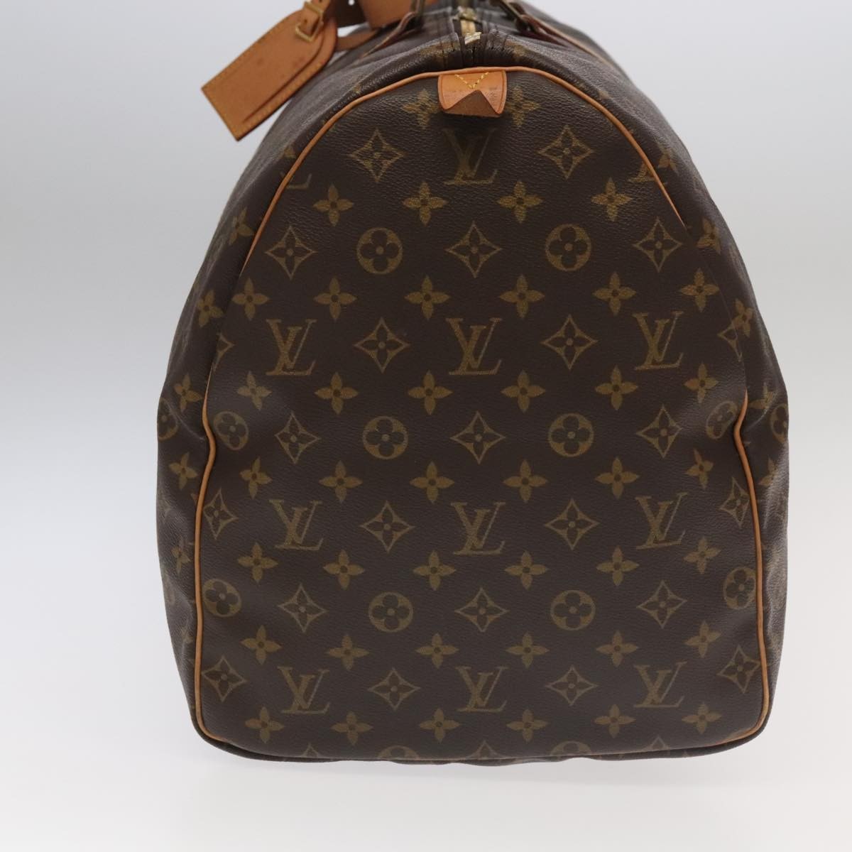 Louis Vuitton Keepall Bag Monogram Canvas Brown Canvas Travel Bag Bag (Pre-Loved)