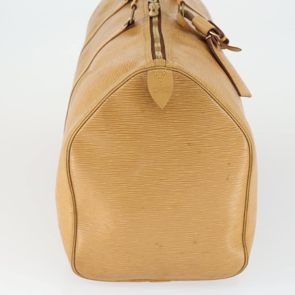 Louis Vuitton Keepall Bag Epi Leather Beige Leather Travel Bag Bag (Pre-Loved)