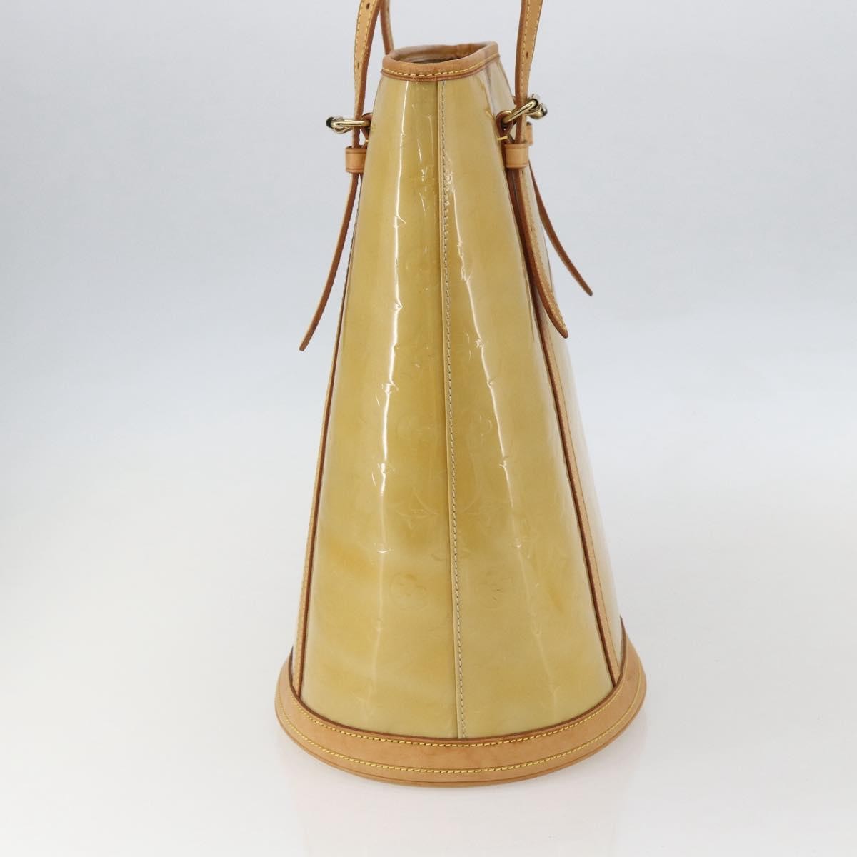Louis Vuitton Bucket Bag Monogram Vernis Beige Patent_Leather Shoulder Bag Bag (Authentic Pre-Loved)