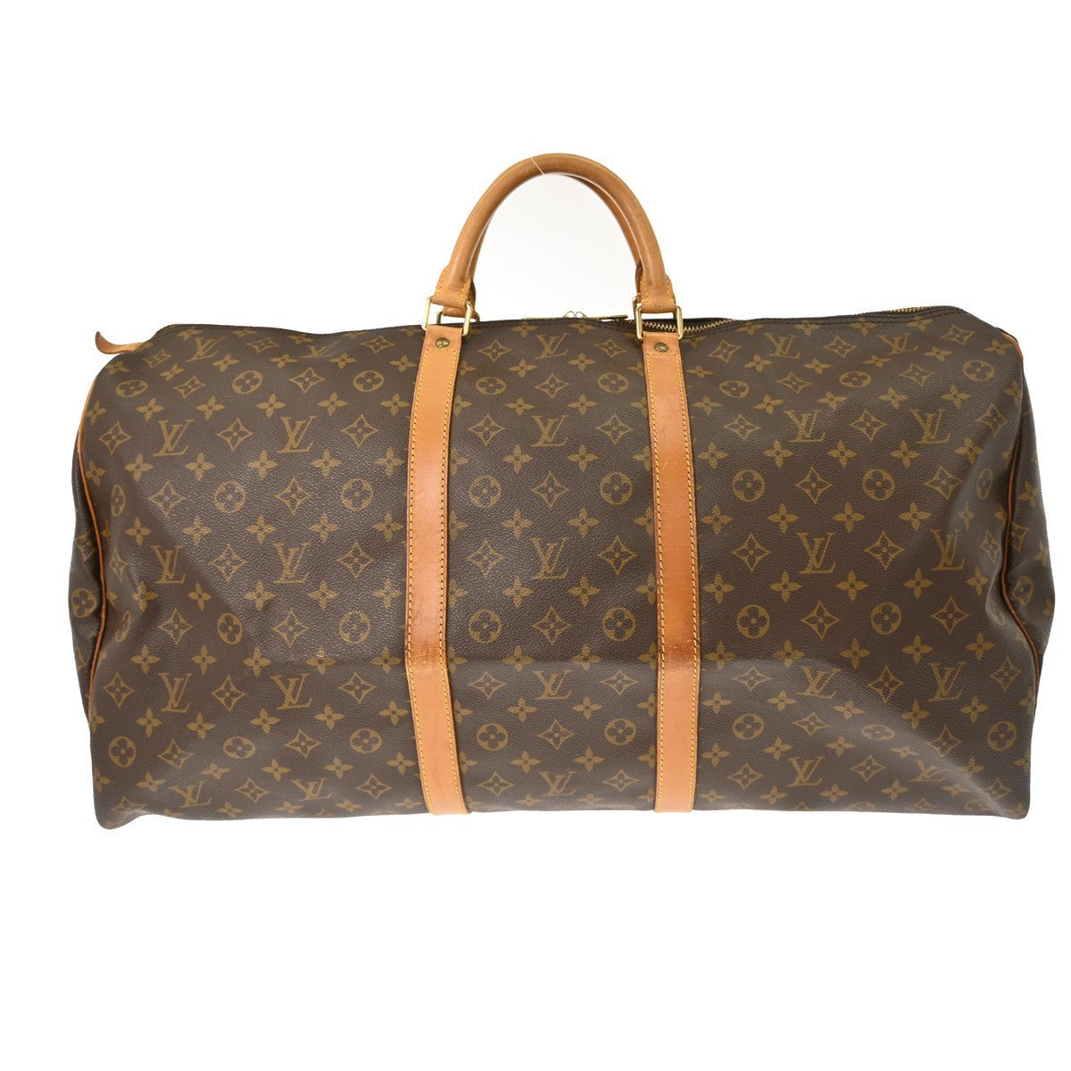 Louis Vuitton Louis Vuitton Keepall Bag Monogram Canvas Brown Canvas Travel Bag Bag (Pre-Loved)