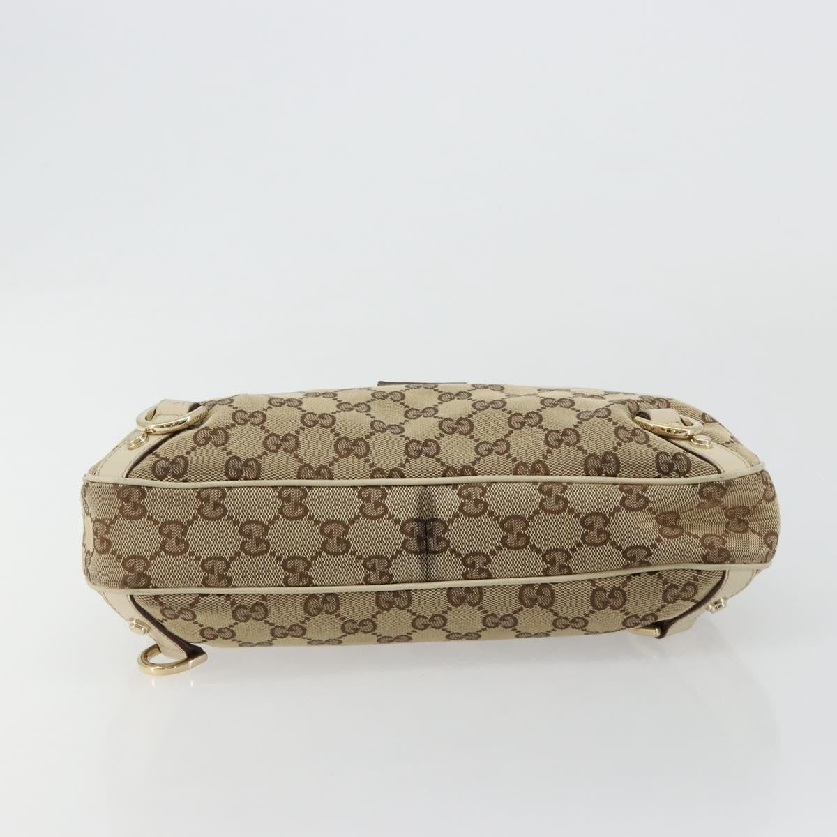 Gucci Abbey Shoulder Bag Gg Canvas Beige Canvas Shoulder Bag Bag (Pre-Loved)