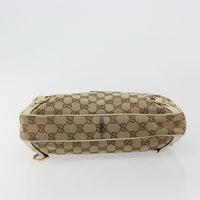 Gucci Abbey Shoulder Bag Gg Canvas Beige Canvas Shoulder Bag Bag (Pre-Loved)