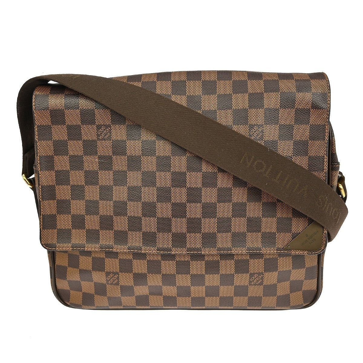 Louis Vuitton Shelton Messenger Bag Damier Brown Canvas Shoulder Bag Bag (Pre-Loved)