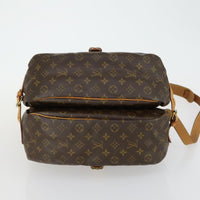 Louis Vuitton Saumur Handbag Monogram Canvas Brown Canvas Shoulder Bag Bag (Authentic Pre-Loved)