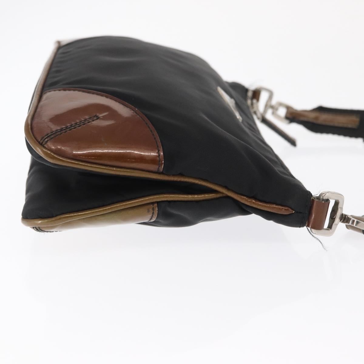 Prada Vintage Shoulder Bag Tessuto Black Nylon Shoulder Bag Bag (Authentic Pre-Loved)