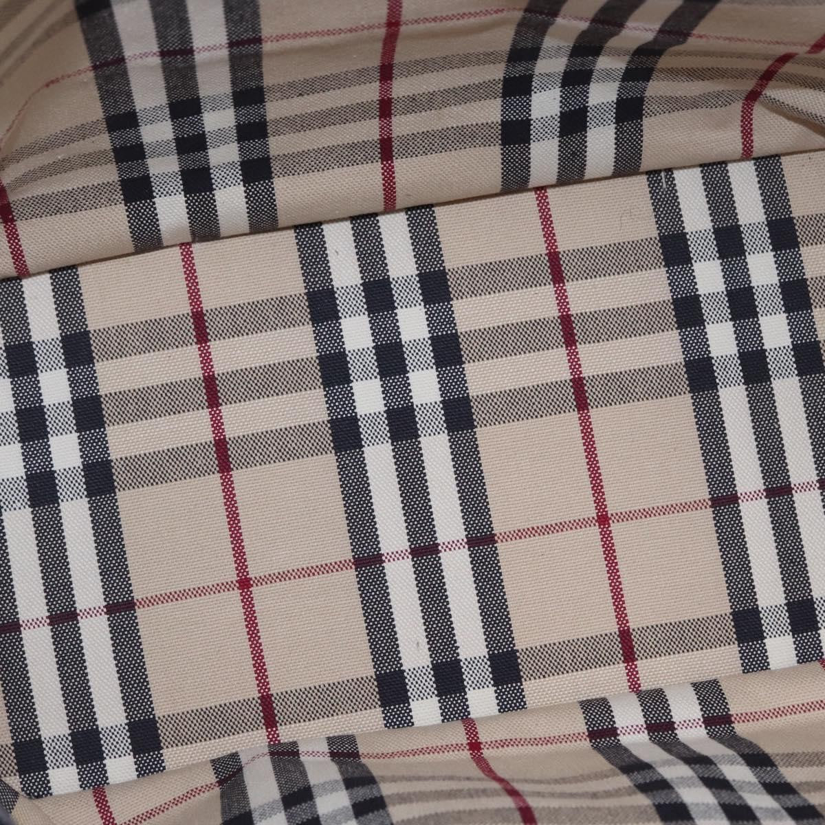 Burberry Nova Check Tote Canvas Check Pattern Beige Canvas Tote Bag Bag (Authentic Pre-Loved)