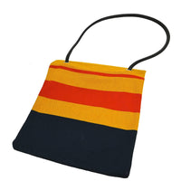 Hermes Cabas Tote Toile With Leather Multicolour Cotton Shoulder Bag Bag (Pre-Loved)