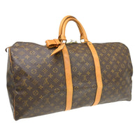 Louis Vuitton Louis Vuitton Keepall Bag Monogram Canvas Brown Canvas Travel Bag Bag (Authentic Pre-Loved)