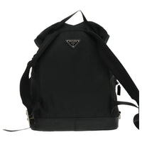 Prada Double Front Pocket Backpack Tessuto Black Nylon Backpack Bag (Authentic Pre-Loved)