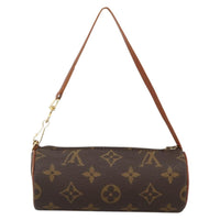 Louis Vuitton Papillon Pochette Monogram Canvas Brown Canvas Clutche & Pouche Bag (Authentic Pre-Loved)