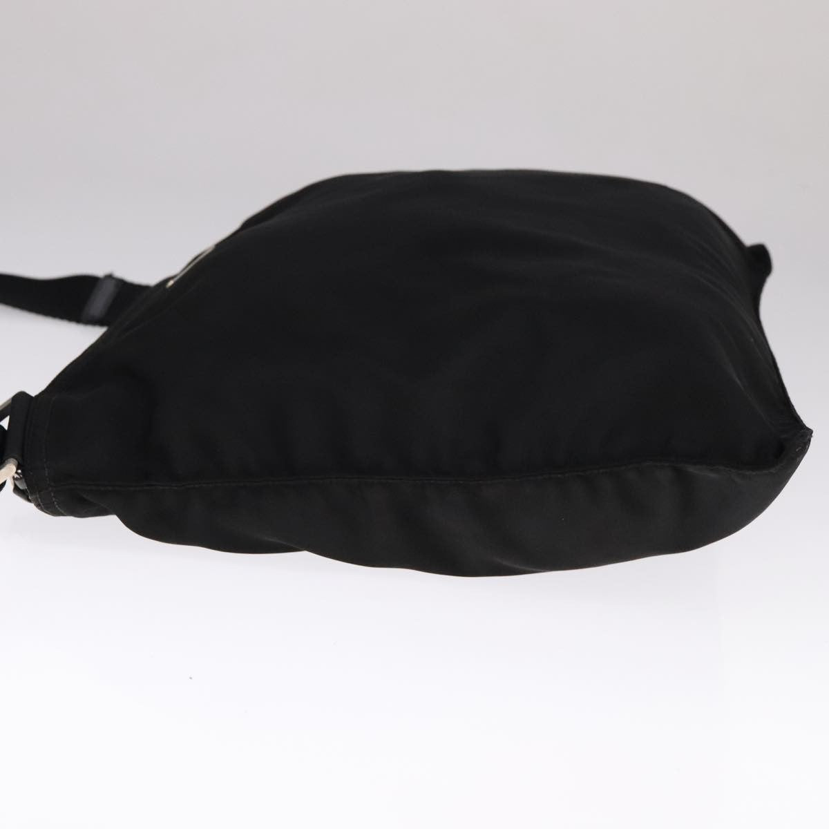 Prada Flat Messenger Bag Tessuto Black Nylon Shoulder Bag Bag (Authentic Pre-Loved)