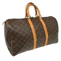 Louis Vuitton Louis Vuitton Keepall Bag Monogram Canvas Brown Canvas Travel Bag Bag (Authentic Pre-Loved)