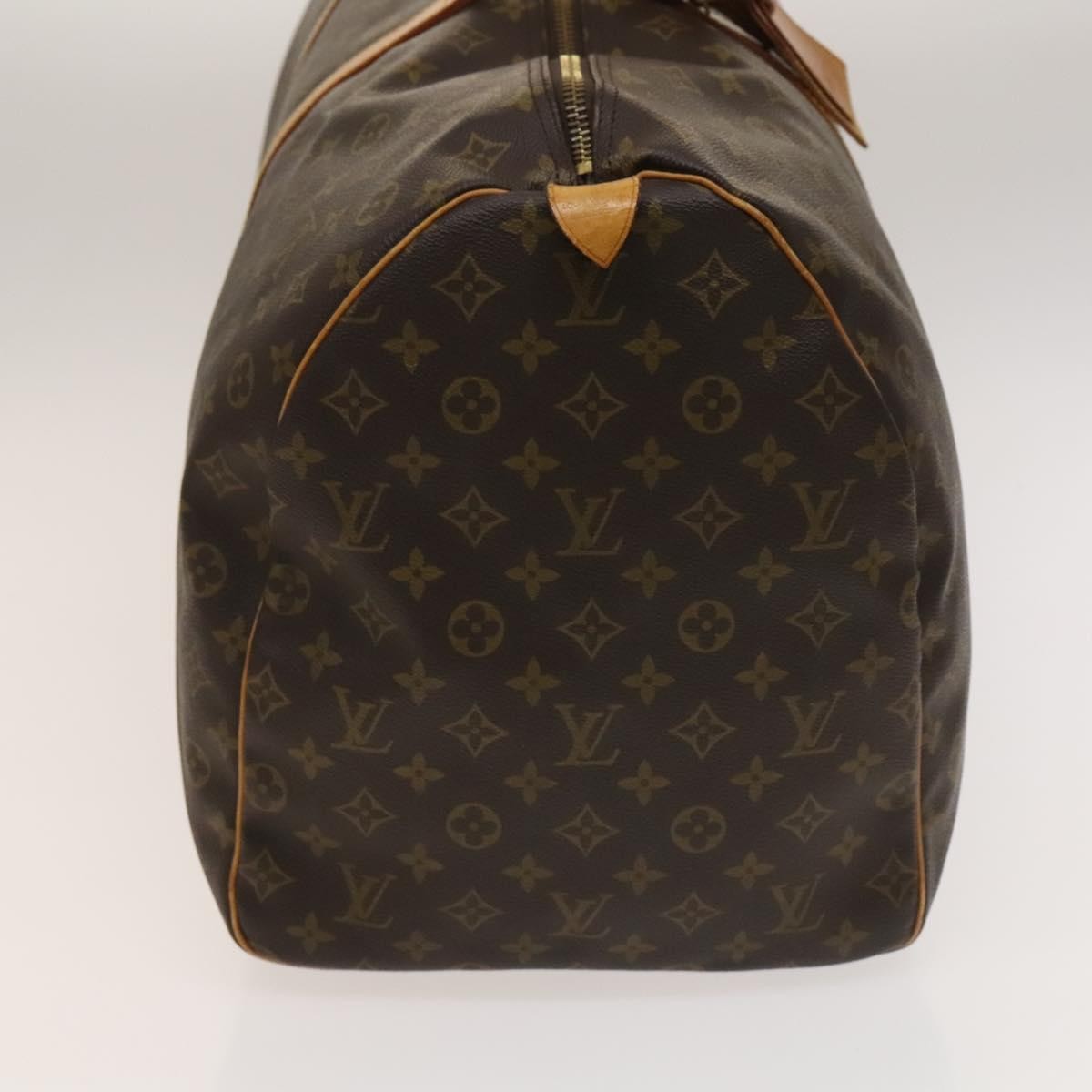 Louis Vuitton Keepall Bag Monogram Canvas Brown Canvas Travel Bag Bag (Authentic Pre-Loved)