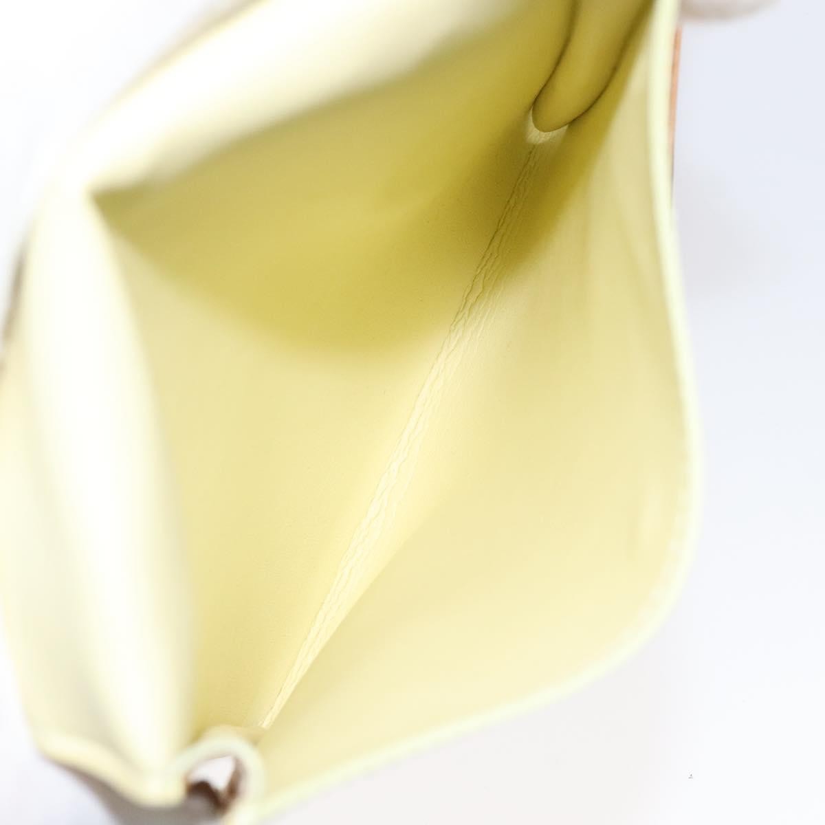 Louis Vuitton Kenmare Shoulder Bag Patent Leather Yellow Patent_Leather Clutche & Pouche Bag (Authentic Pre-Loved)