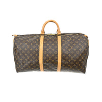 Louis Vuitton Louis Vuitton Keepall Bag Monogram Canvas Brown Canvas Travel Bag Bag (Pre-Loved)
