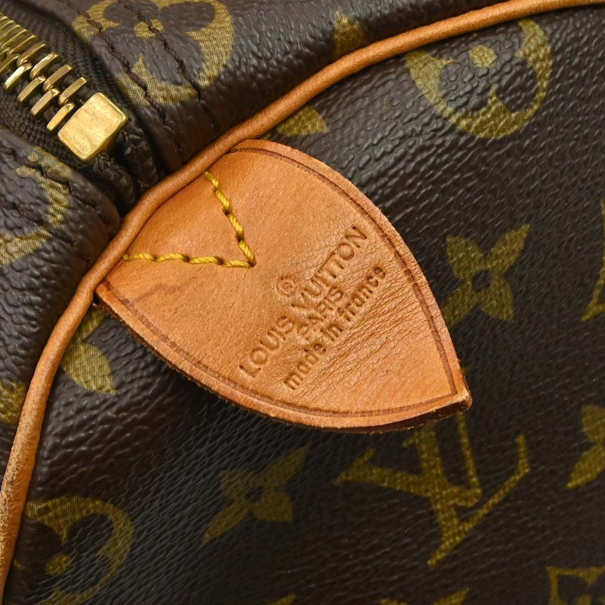 Louis Vuitton Keepall Bag Monogram Canvas Brown Canvas Travel Bag Bag (Authentic Pre-Loved)