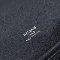 Hermes Barda Messenger Bag Veau Sikkim Blue Leather Shoulder Bag Bag (Pre-Loved)