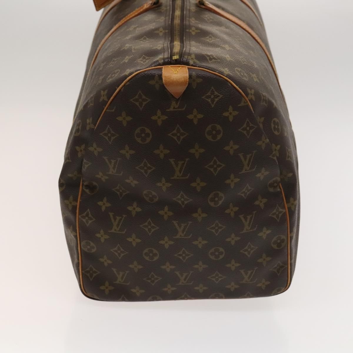 Louis Vuitton Keepall Bag Monogram Canvas Brown Canvas Travel Bag Bag (Pre-Loved)