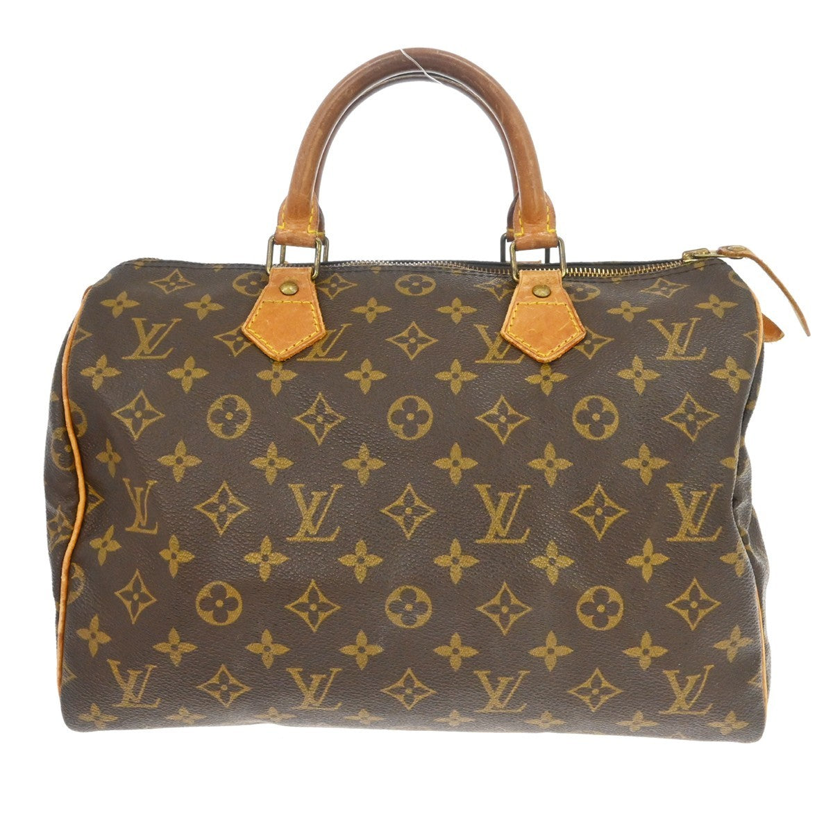 Louis Vuitton Louis Vuitton Speedy Handbag Monogram Canvas Brown Canvas Handbag (Pre-Loved)