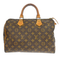Louis Vuitton Louis Vuitton Speedy Handbag Monogram Canvas Brown Canvas Handbag (Pre-Loved)
