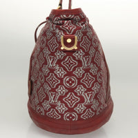 Louis Vuitton Aviator Handbag Limited Edition Monogram Jacquard Burgundy Canvas Handbag (Authentic Pre-Loved)