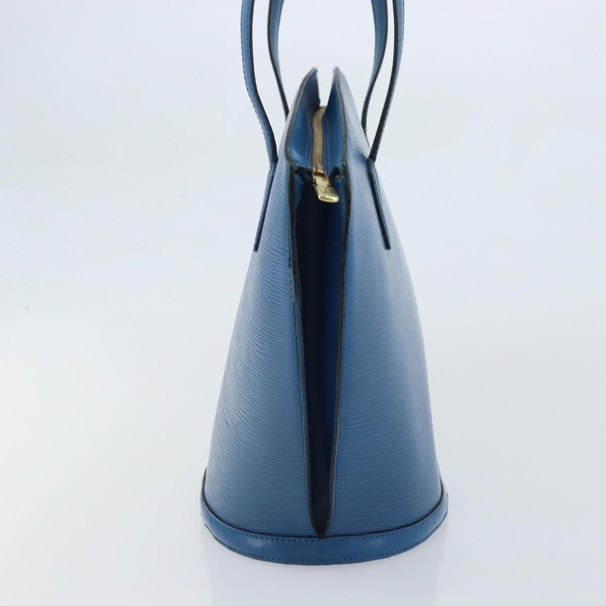Louis Vuitton Saint Jacques Handbag Epi Leather Blue Leather