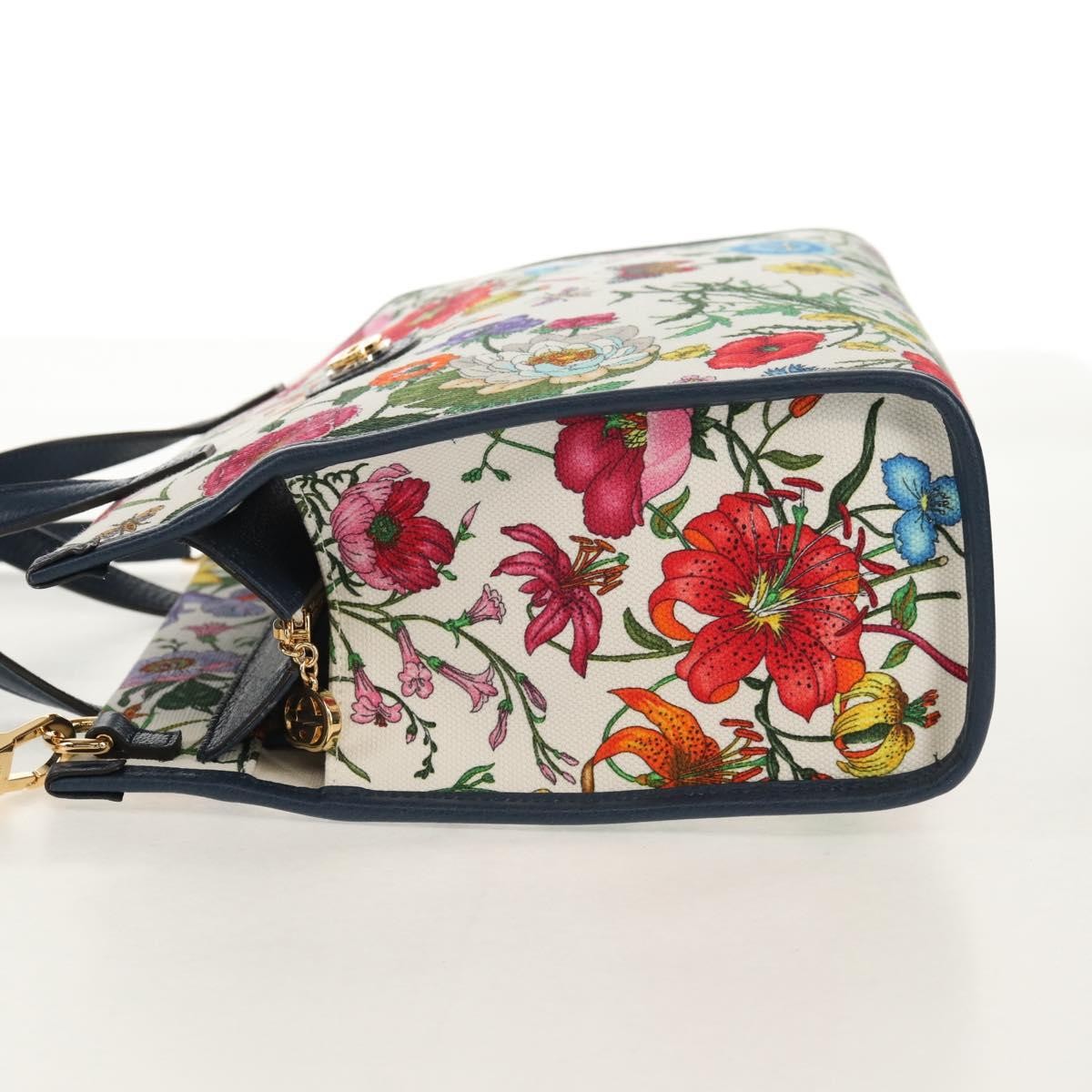 Gucci Flora Canvas Multicolour Canvas Tote Bag Bag (Authentic Pre-Loved)