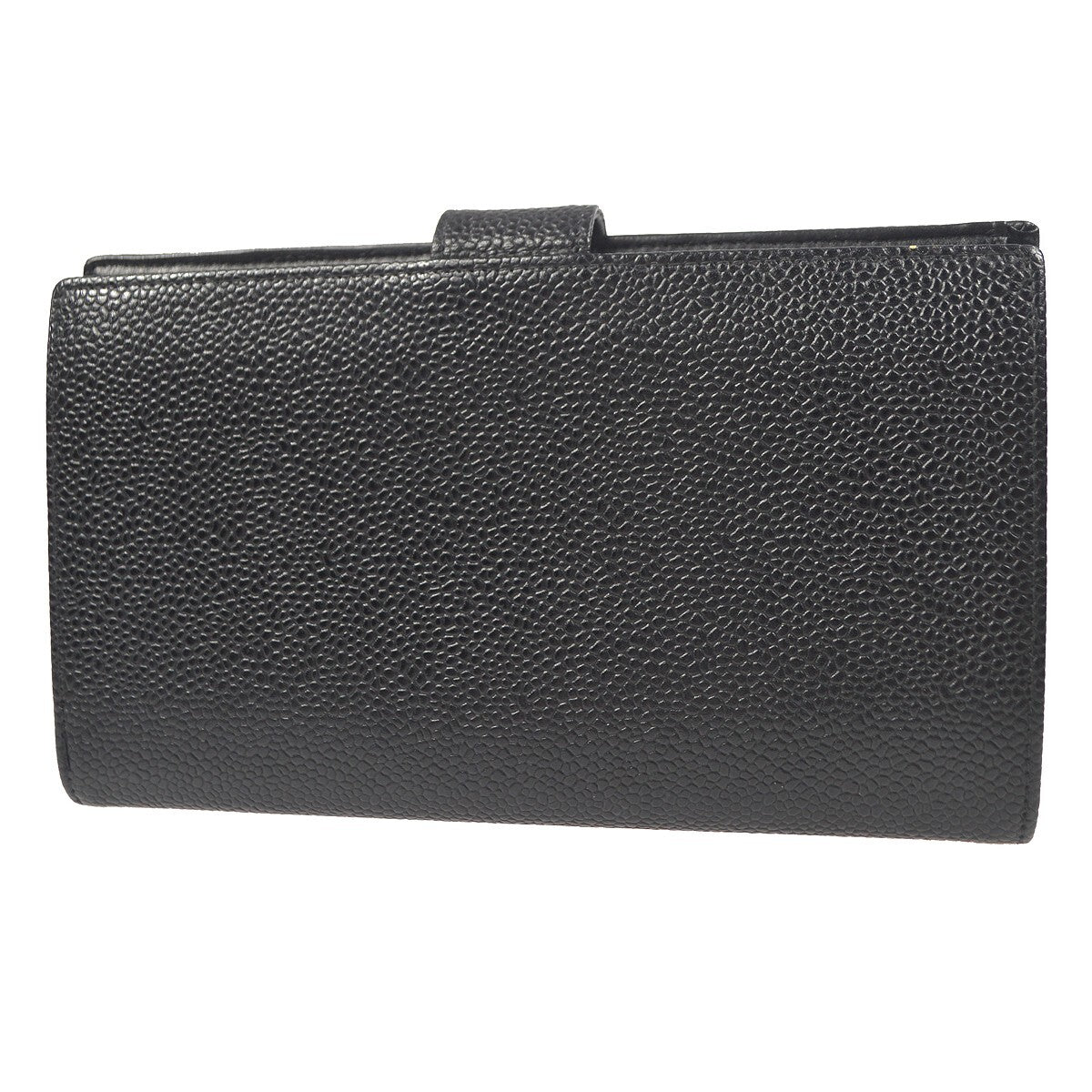 Chanel Timeless Cc French Wallet Caviar Black Leather Wallets Accessory (Authentic Pre-Loved)