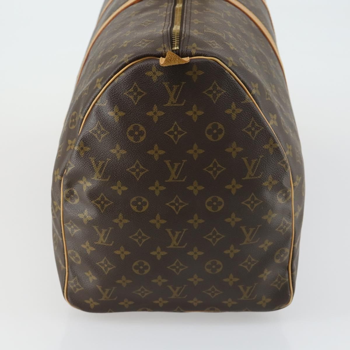 Louis Vuitton Keepall Bag Monogram Canvas Brown Canvas Travel Bag Bag (Pre-Loved)