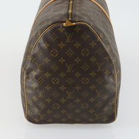 Louis Vuitton Keepall Bag Monogram Canvas Brown Canvas Travel Bag Bag (Pre-Loved)