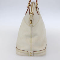 Louis Vuitton Suhali Lockit Handbag Leather White Leather Tote Bag Bag (Pre-Loved)