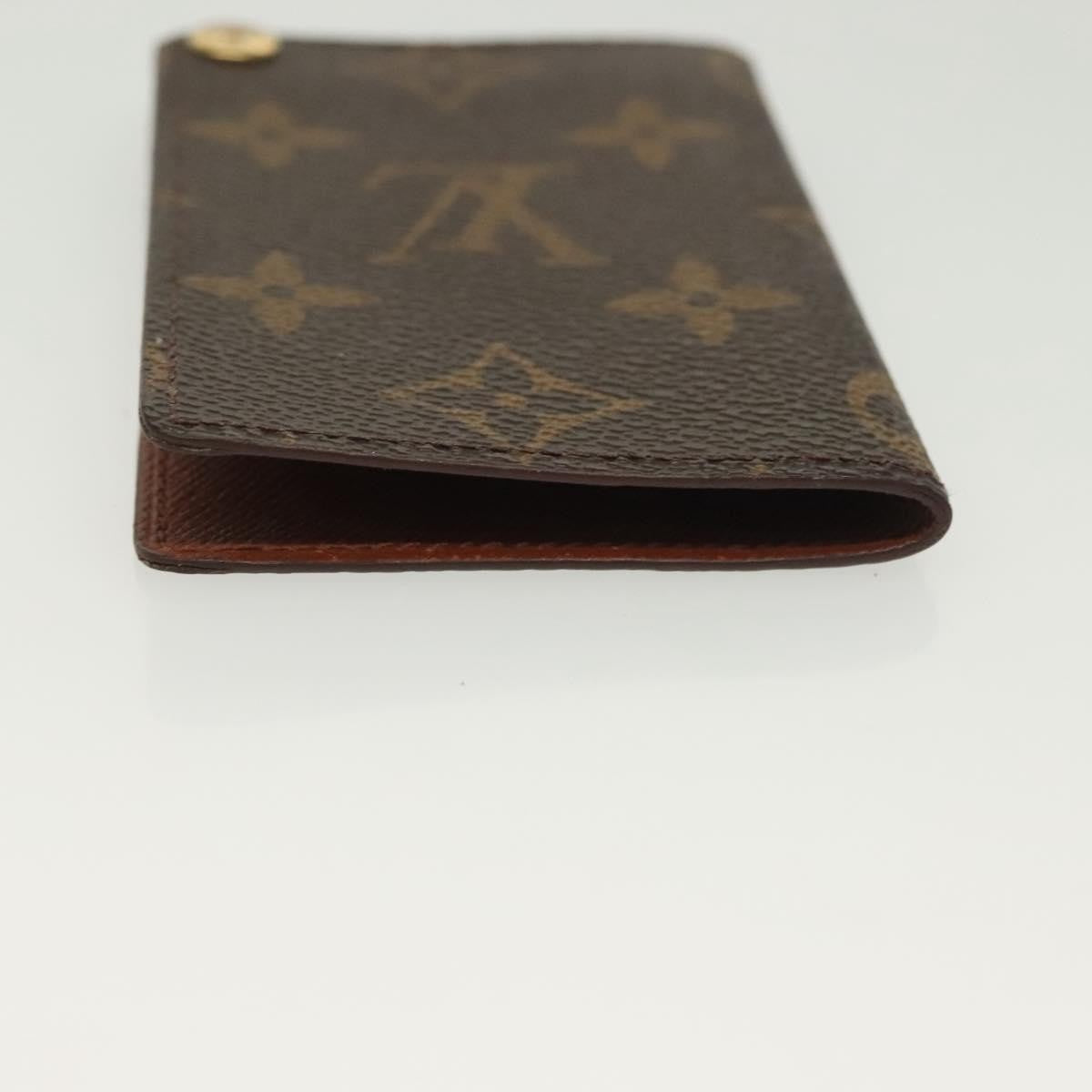Louis Vuitton Louis Vuitton Porte Cartes Pression Card Case Monogram Canvas Brown Canvas Card Holders Accessory (Pre-Loved)