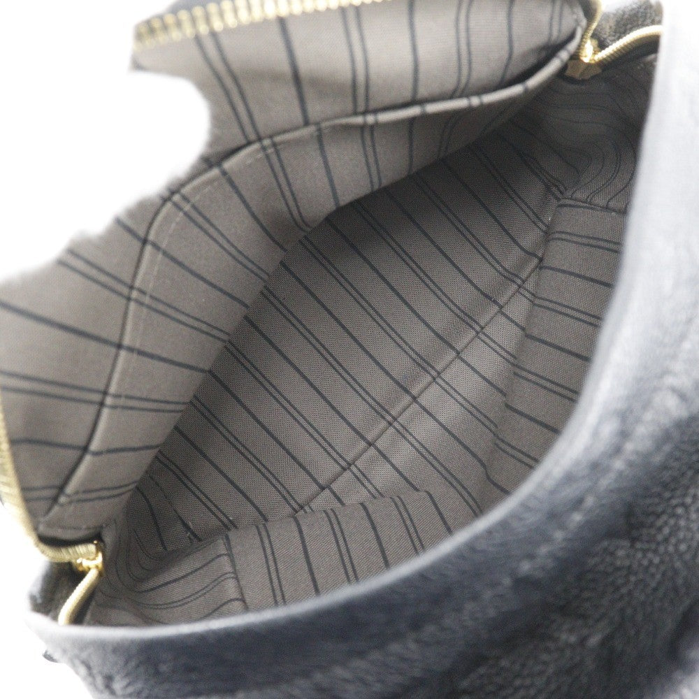Louis Vuitton Sorbonne Backpack Monogram Empreinte Leather Black Leather Backpack Bag (Authentic Pre-Loved)