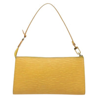 Louis Vuitton Pochette Accessoires Epi Leather Yellow Leather Clutche & Pouche Bag (Pre-Loved)