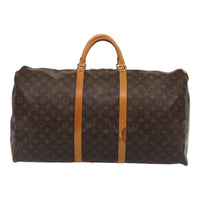 Louis Vuitton Keepall Bag Monogram Canvas Brown Canvas Travel Bag Bag (Authentic Pre-Loved)