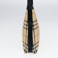 Burberry Nova Check Shoulder Bag Canvas And Leather Beige Canvas Shoulder Bag Bag (Authentic Pre-Loved)