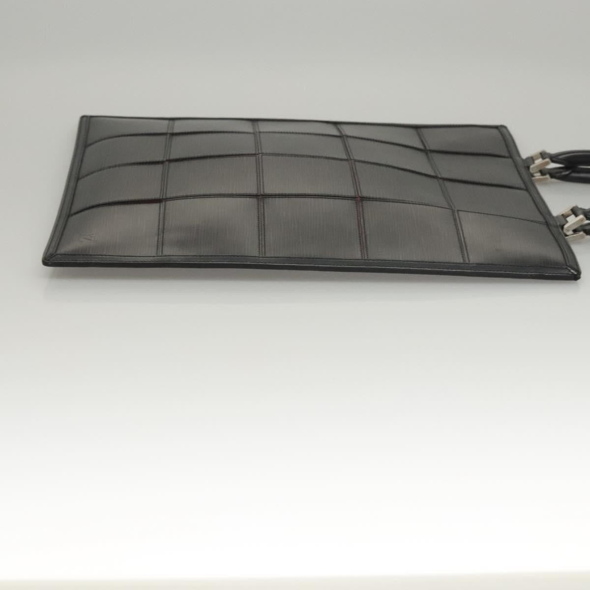 Louis Vuitton Epi Stretch Silver Fizz Handbag Epi Stretch Black Leather Handbag (Authentic Pre-Loved)