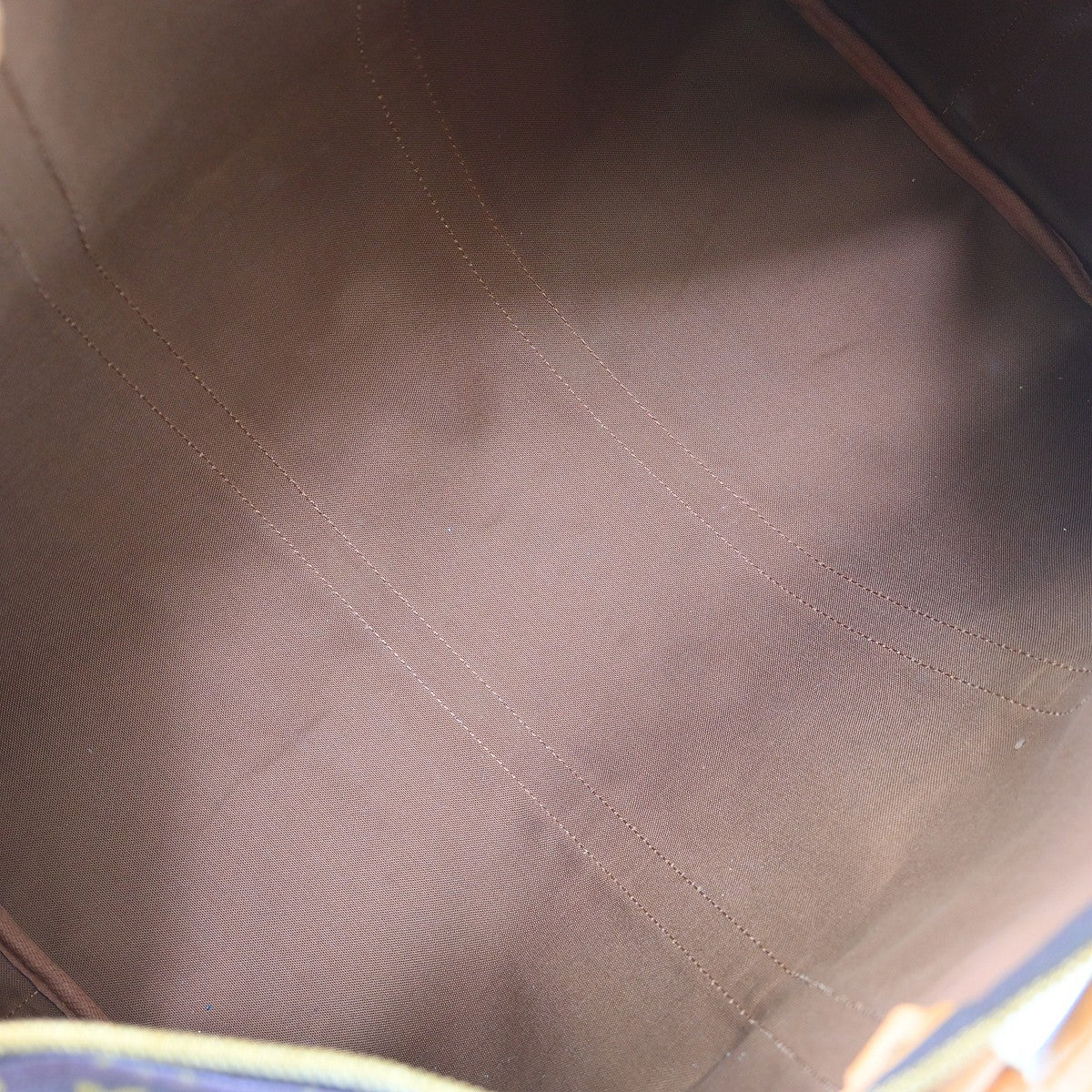 Louis Vuitton Keepall Bandouliere Bag Monogram Canvas Brown Canvas Travel Bag Bag (Pre-Loved)