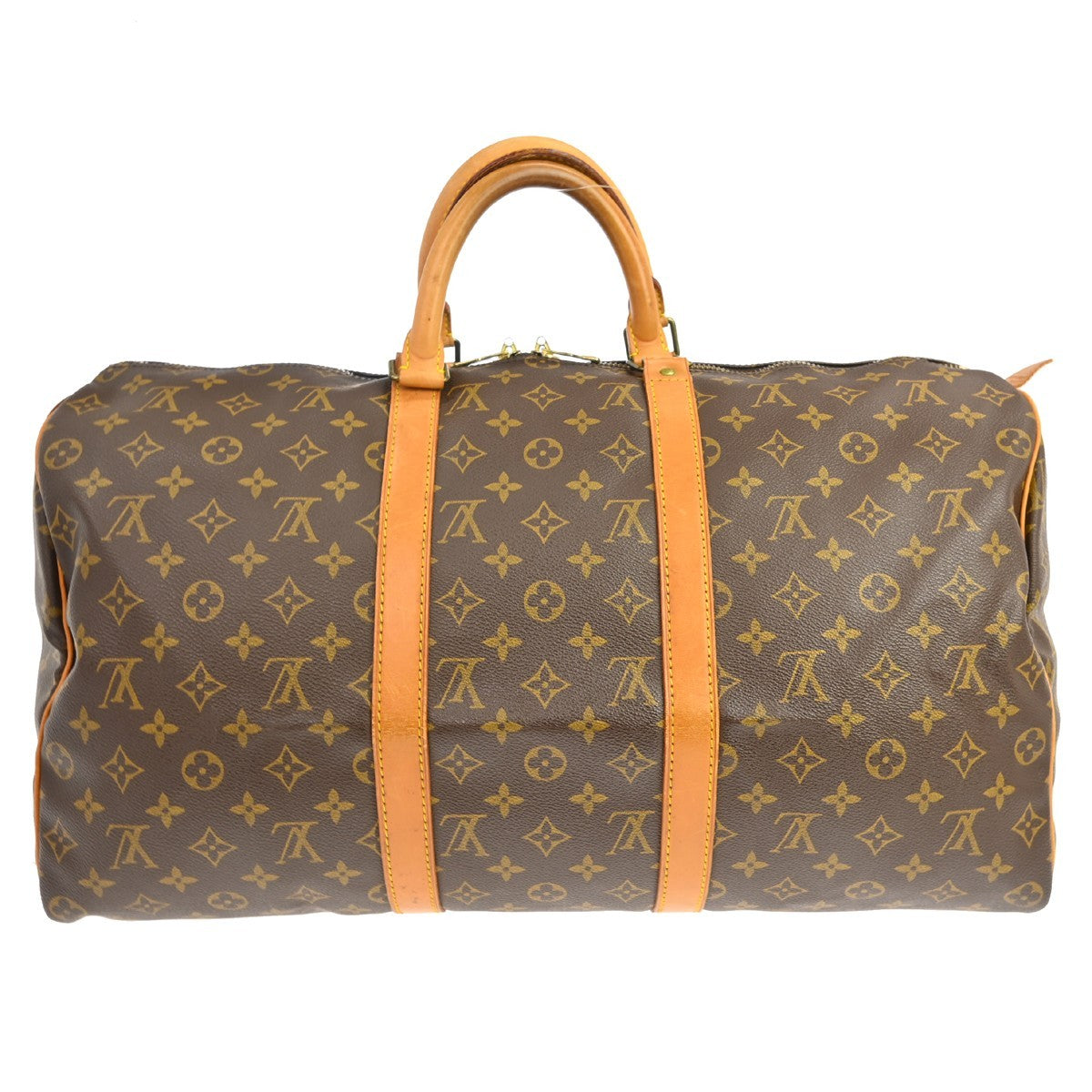Louis Vuitton Louis Vuitton Keepall Bag Monogram Canvas Brown Canvas Travel Bag Bag (Authentic Pre-Loved)