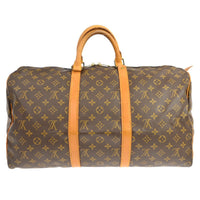 Louis Vuitton Louis Vuitton Keepall Bag Monogram Canvas Brown Canvas Travel Bag Bag (Authentic Pre-Loved)